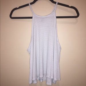 Forever 21 stripped razor back crop top